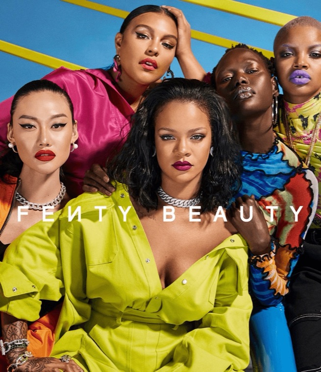 Fenty Beauty campaign production sample